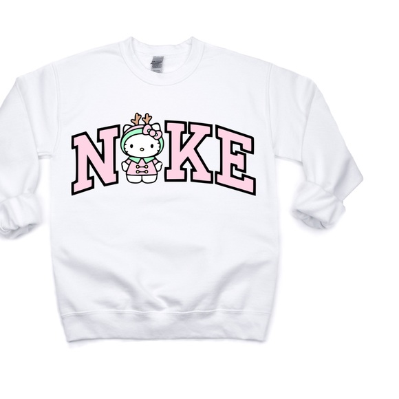 Hello Kitty Custom Made Nike Sweater - Picture 1 of 3